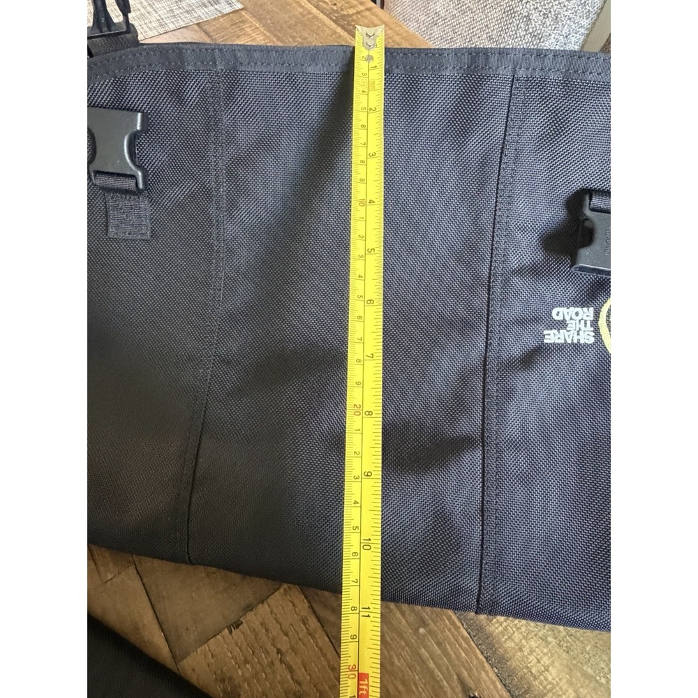 Timbuk2 Medium Messenger Black Bag-Share The Road Polyester LightlyUsed 19x11x10 - Picture 8 of 8